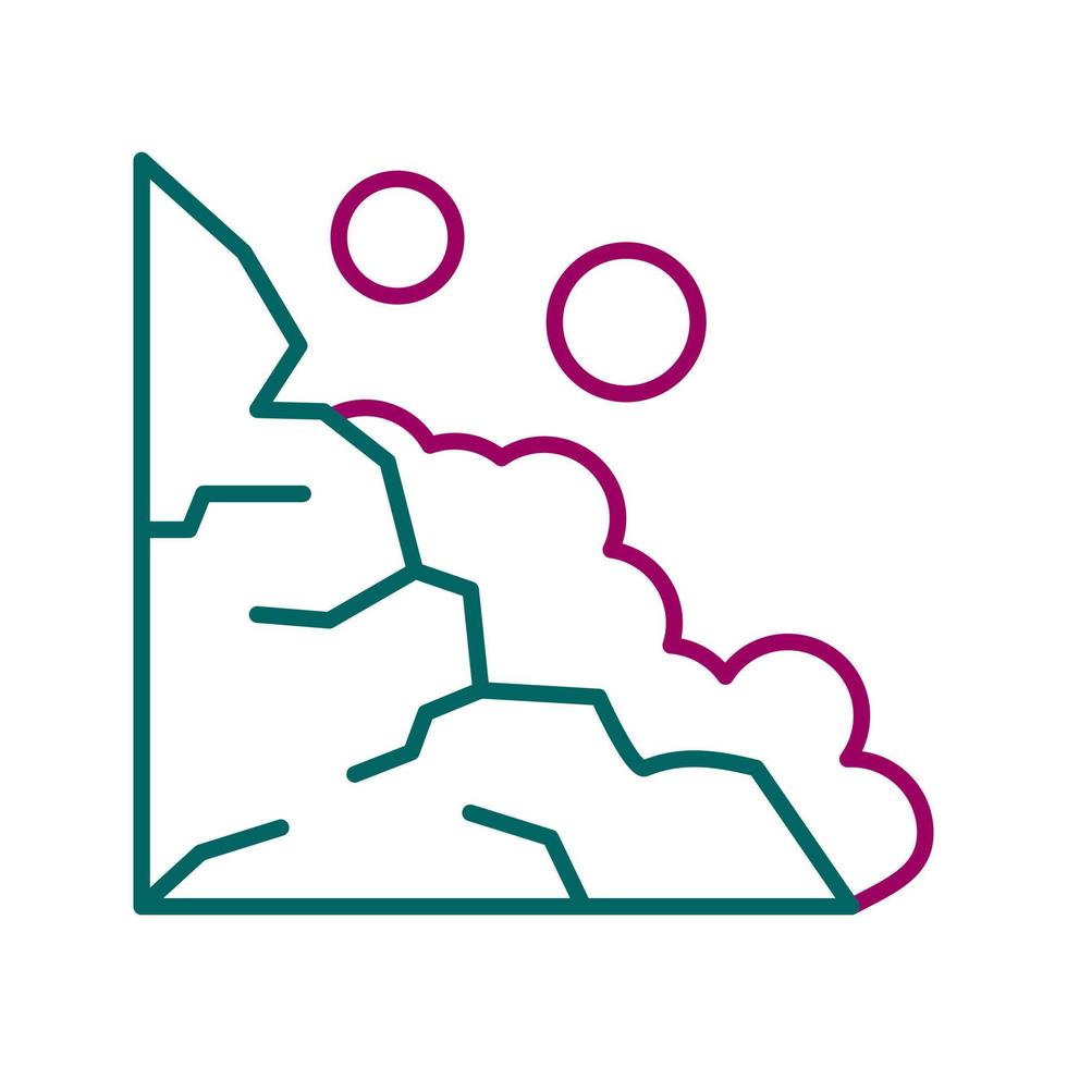 Landslide Vector Icon