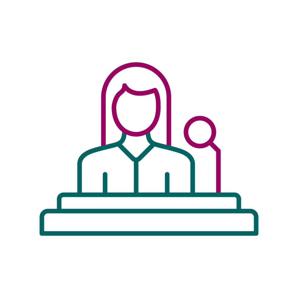 Lectern Vector Icon
