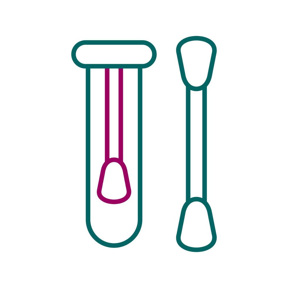 Cotton Swabs Vector Icon