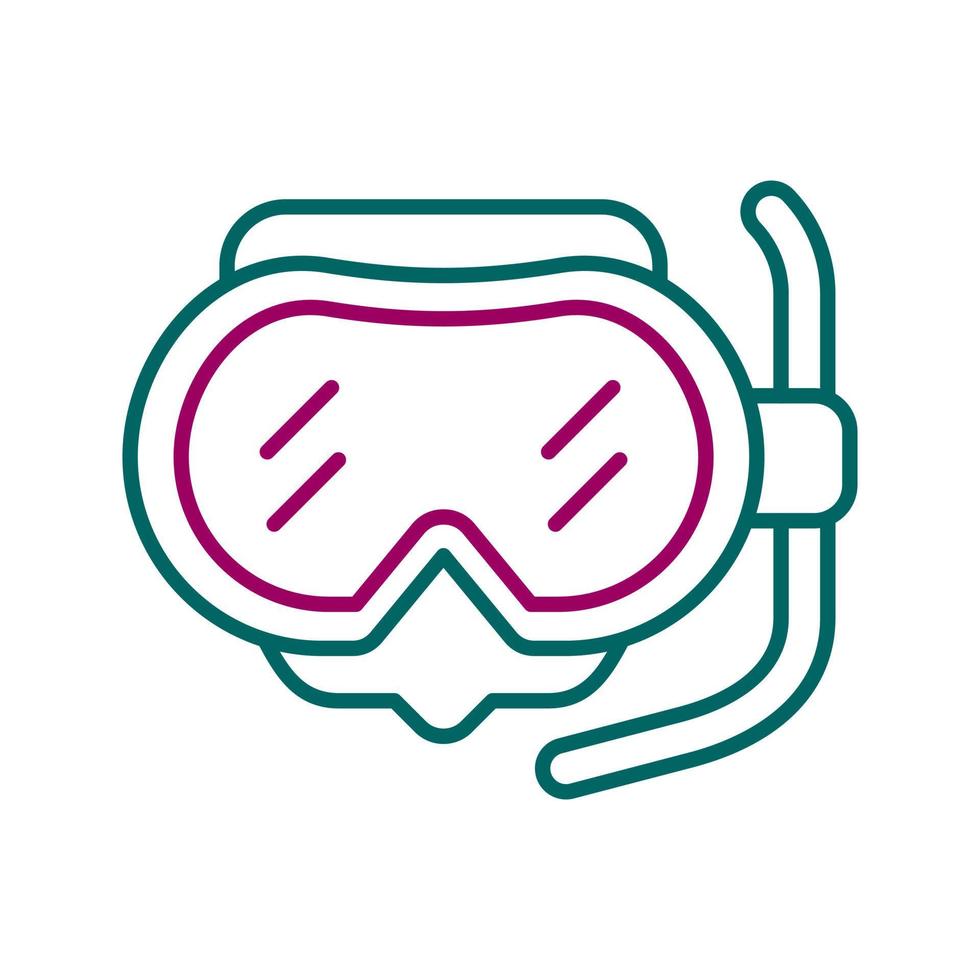 Diving Mask Vector Icon