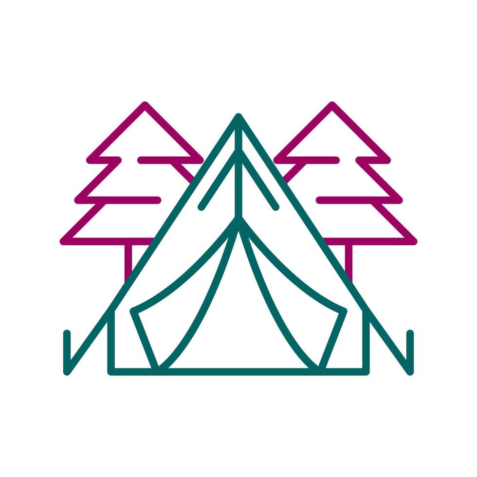 Tent Vector Icon