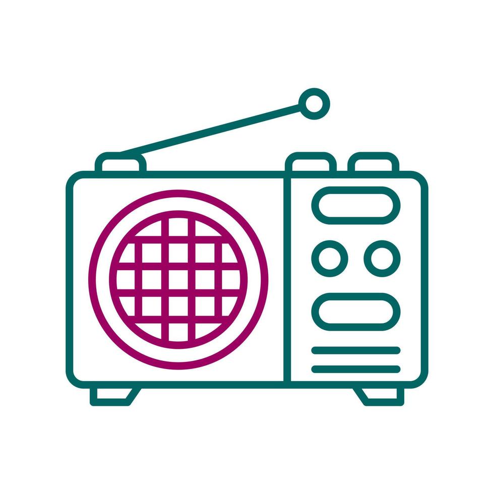 icono de vector de radio