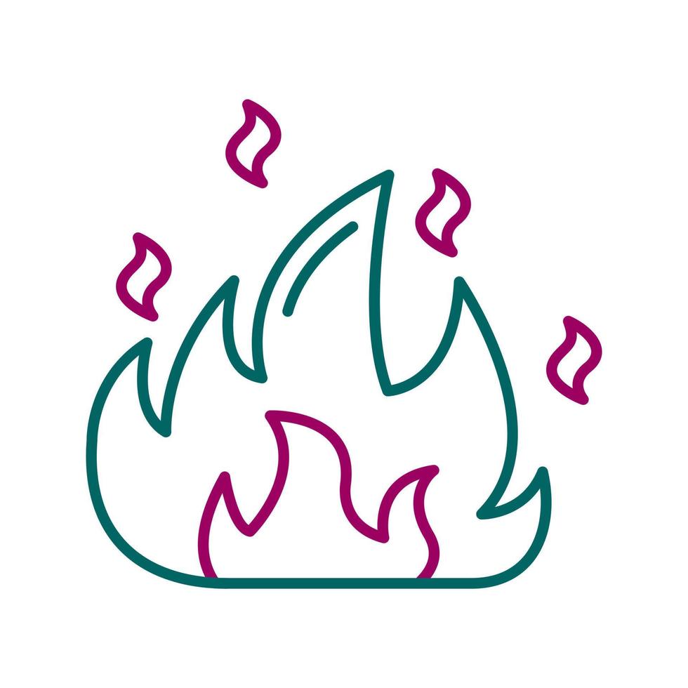 icono de vector de fuego