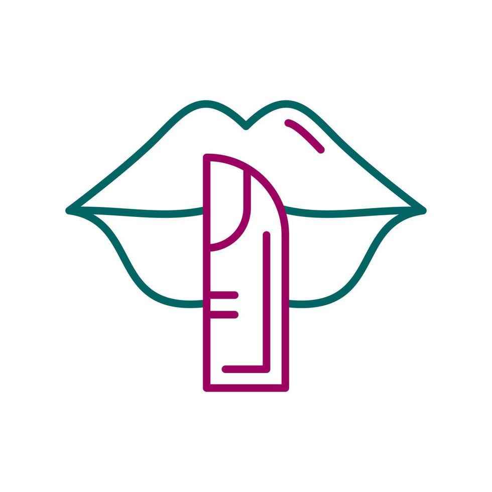 Silence Vector Icon