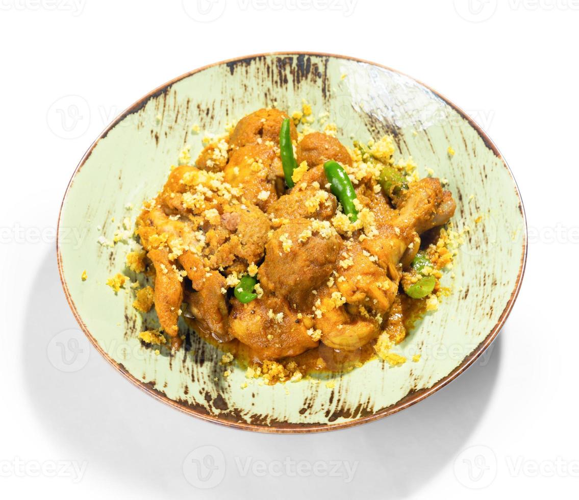 Chicken Curry on plate photo