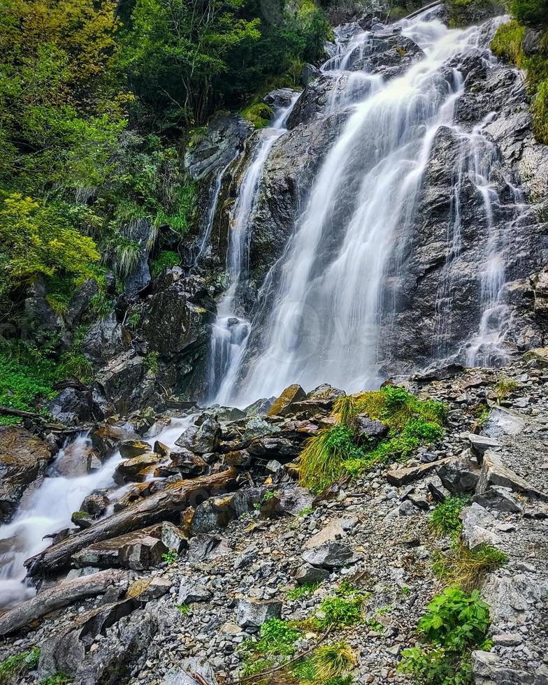 Egger Waterfall, South Tyrol, Italy, 2022 photo