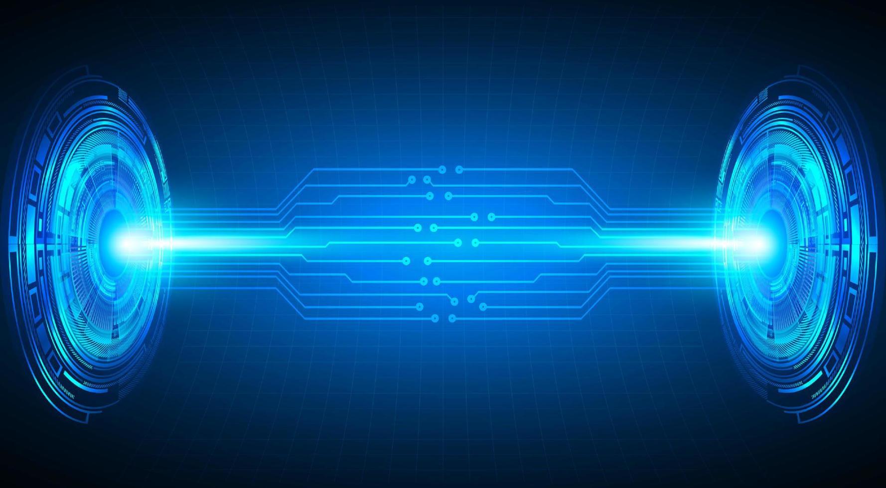 Modern Holographic Projector Technology Background vector