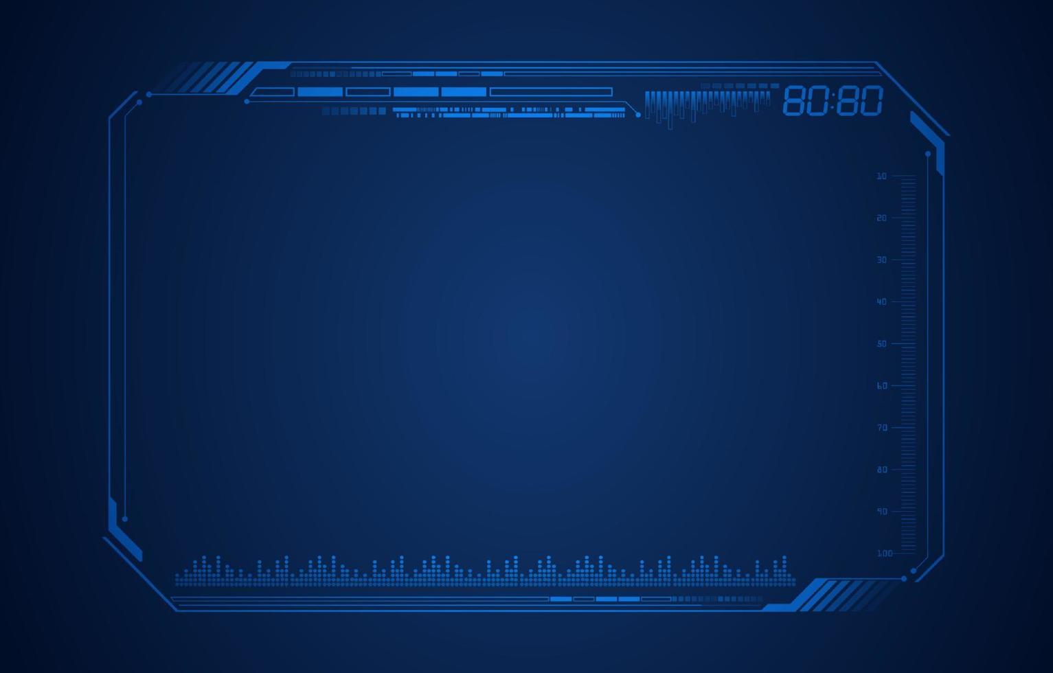 Modern Screen Technology Background vector