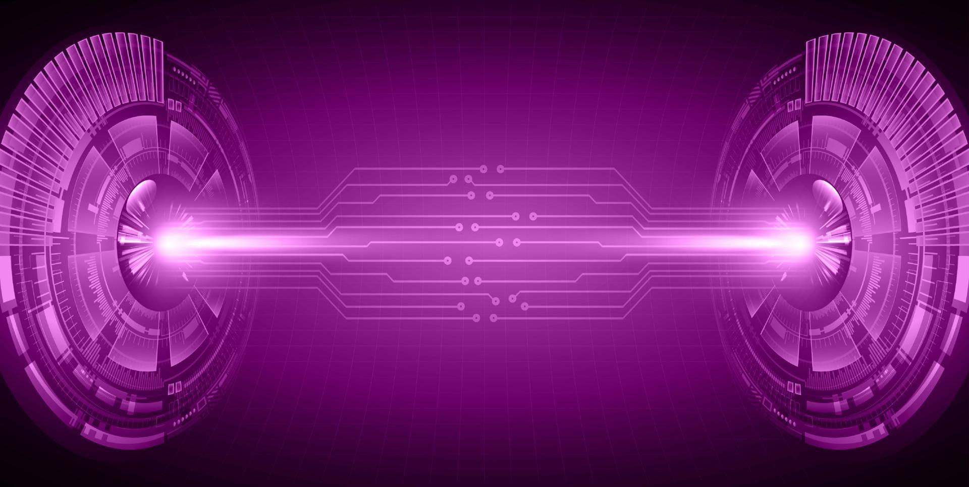 Modern Holographic Projector Technology Background vector