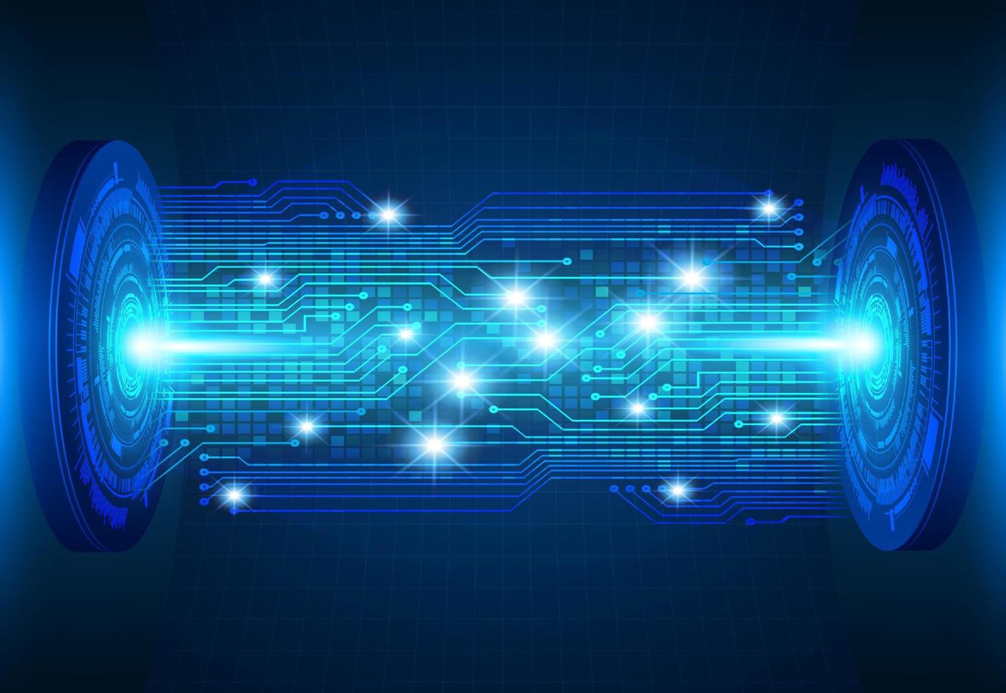Modern Holographic Projector Technology Background vector