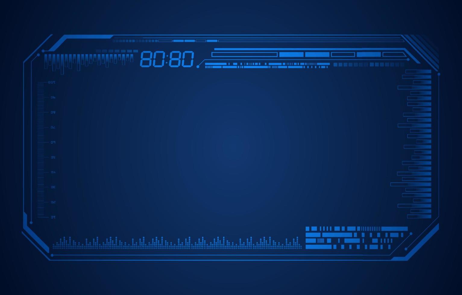 Modern Screen Technology Background vector