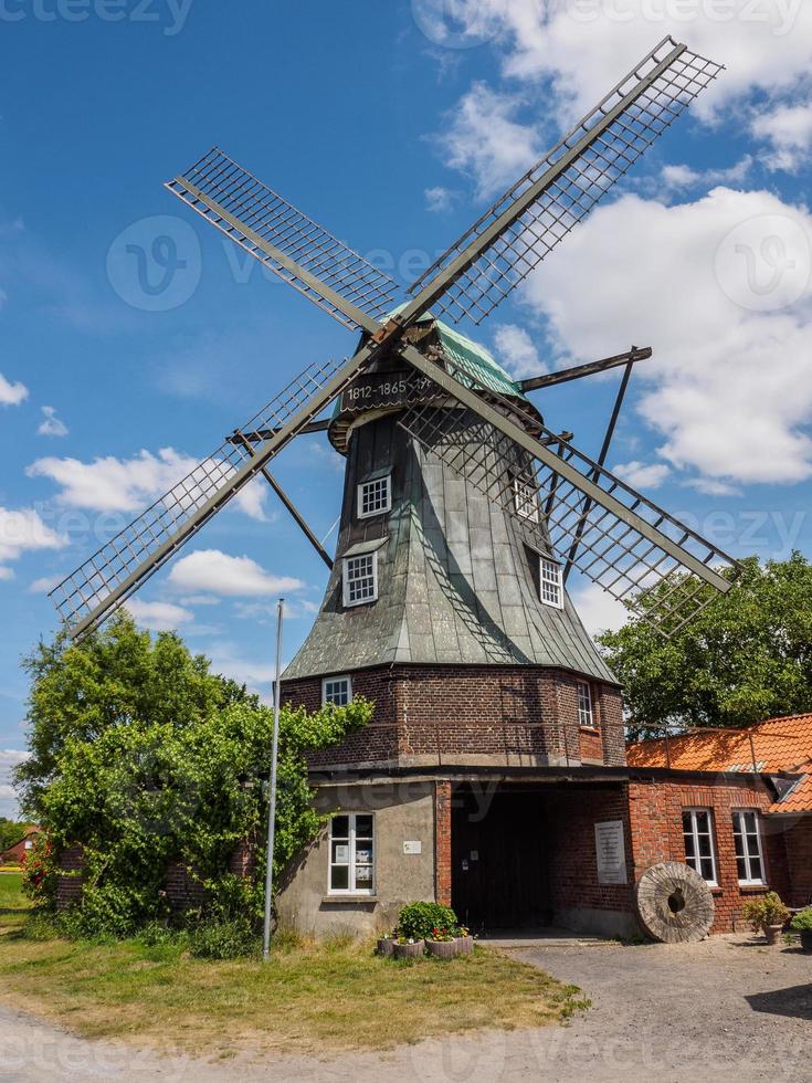 Windmill in westphalia photo