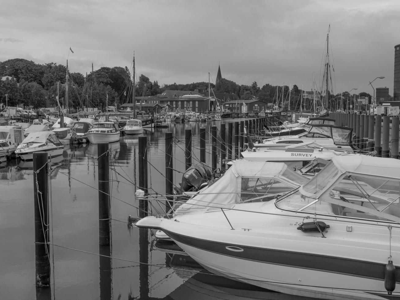 maasholm en el río schlei foto