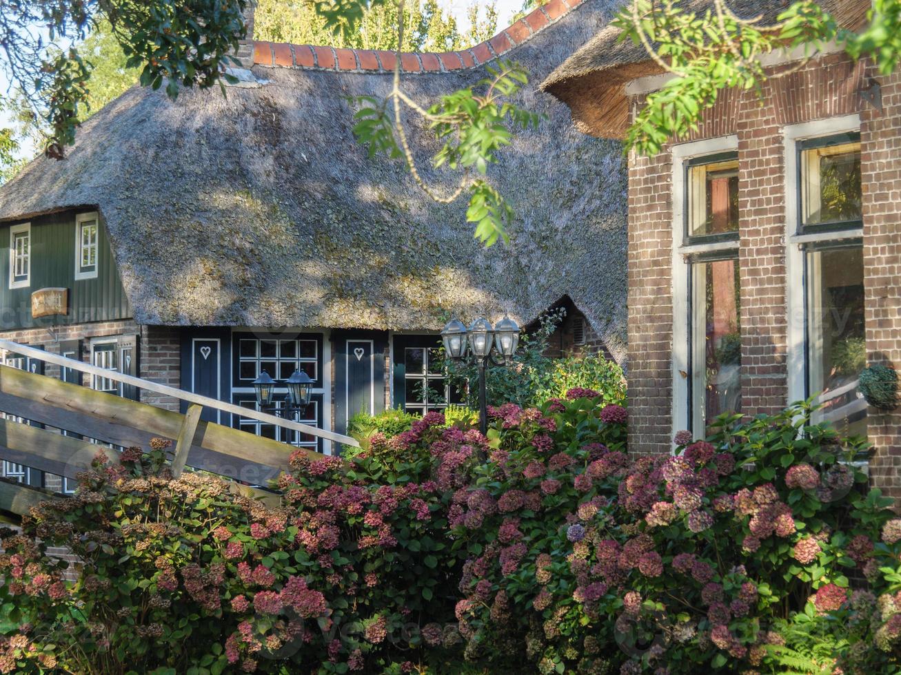 the dutch village of Giethoorn photo