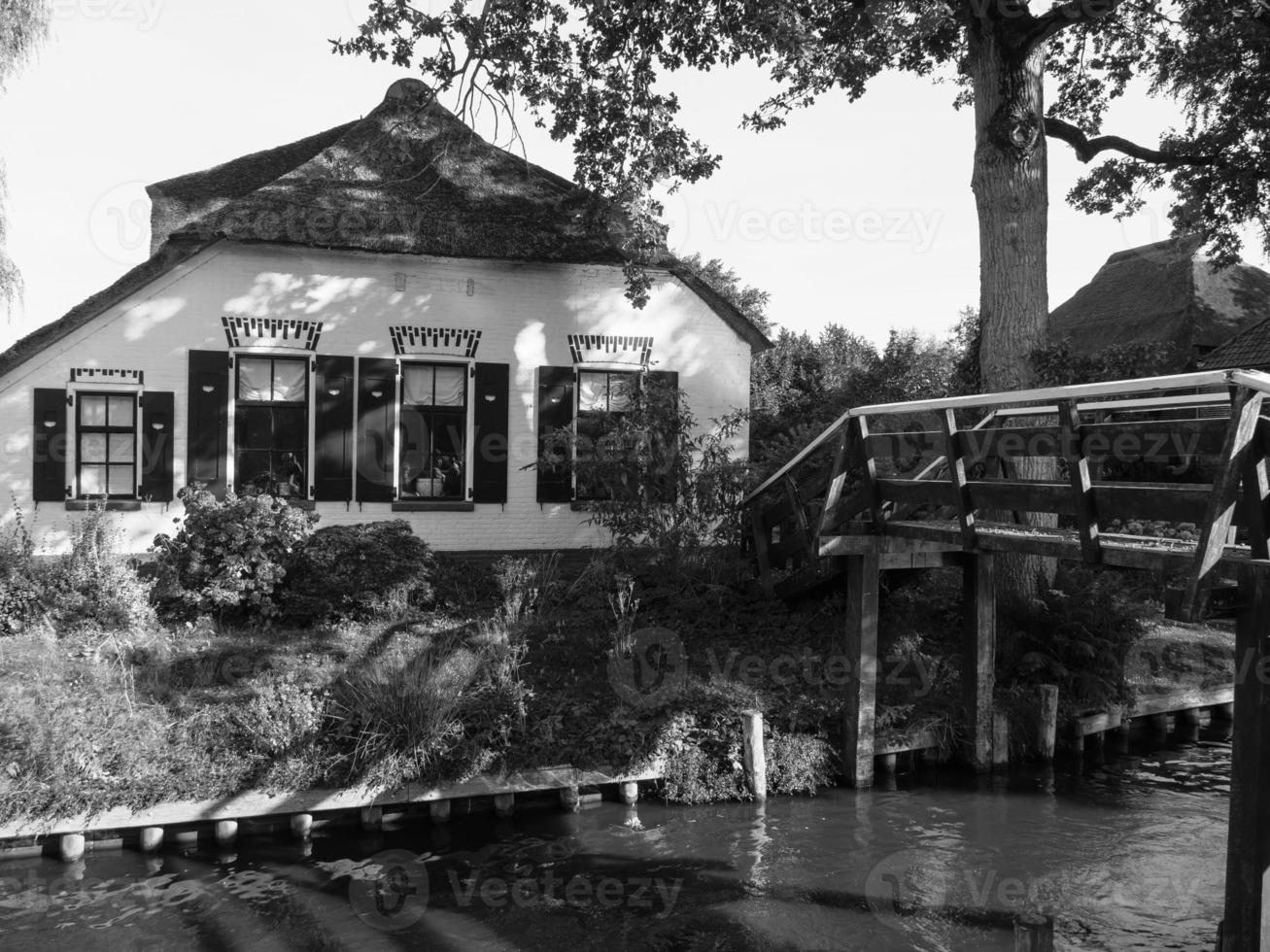 Giethoorn in the netherlands photo