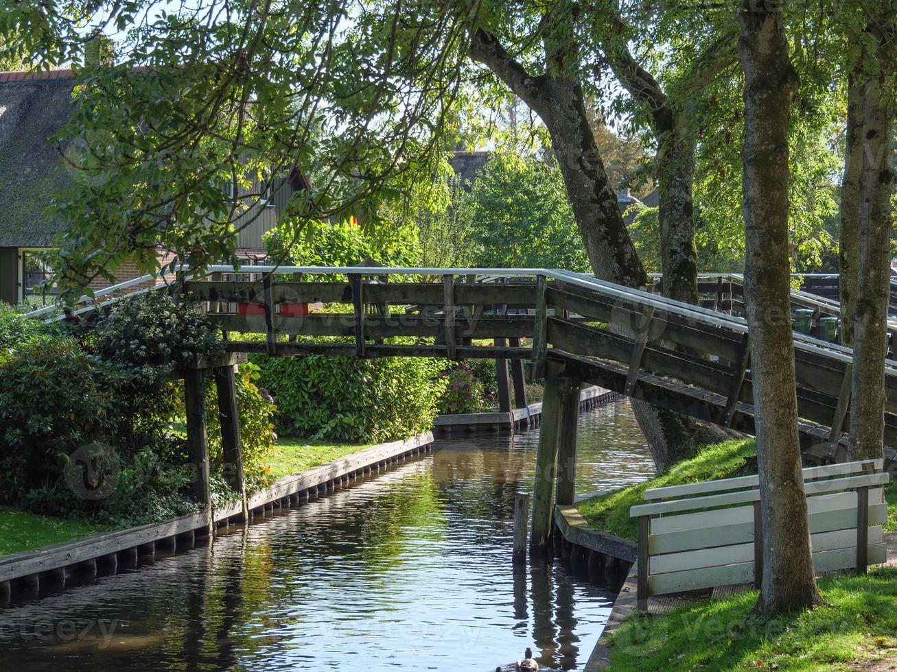 Giethoorn in the netherlands photo