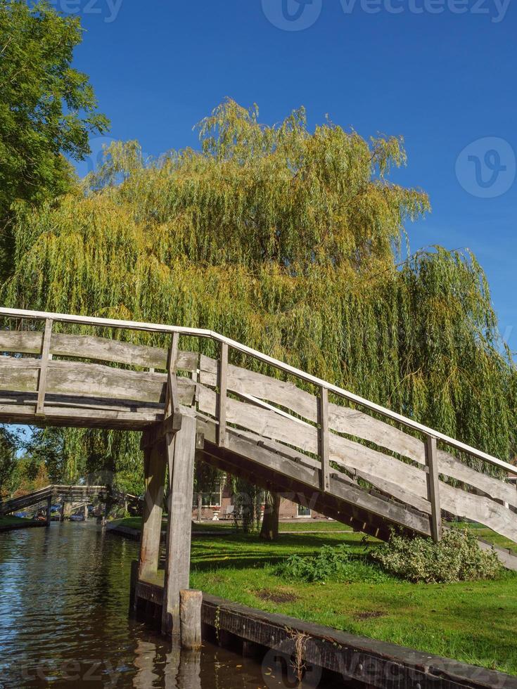 Giethoorn in the netherlands photo