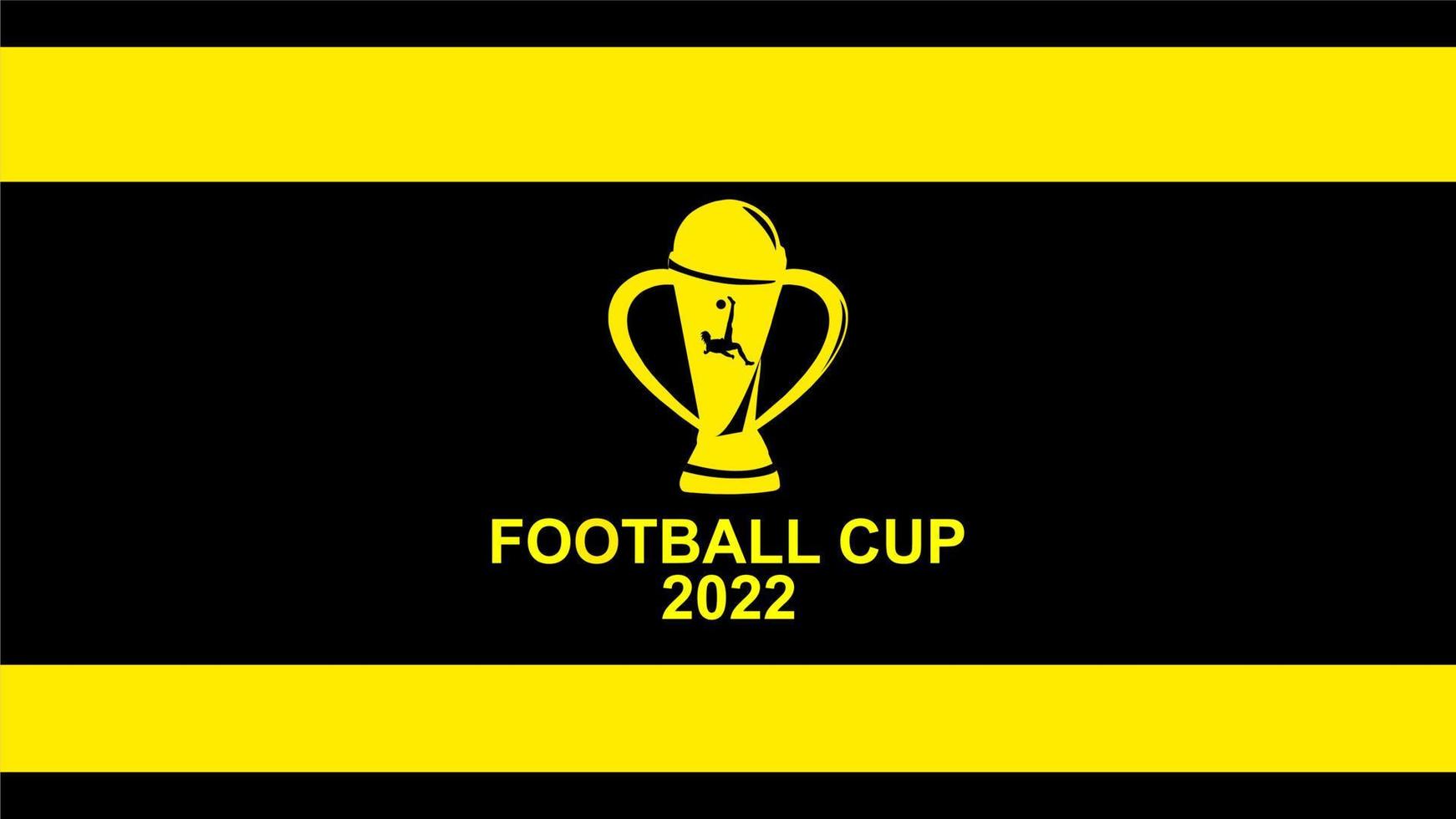 Football background black yellow template design vector for schedule or result match
