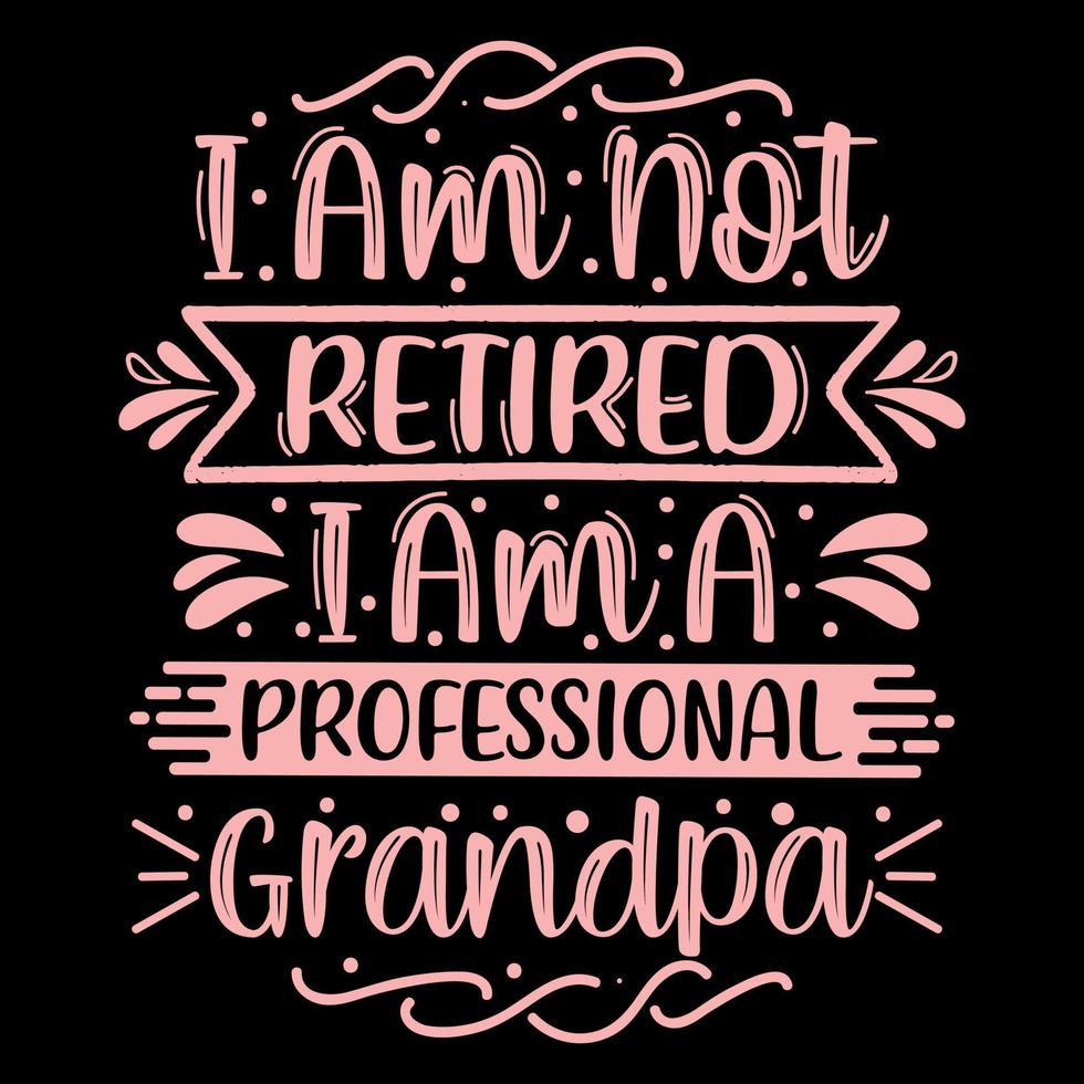 Grandparents day t shirt design, typography element, typographic lettering quote vector