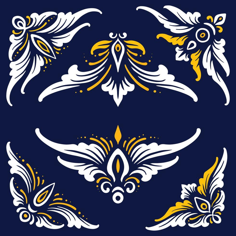 balinese Ornament vector