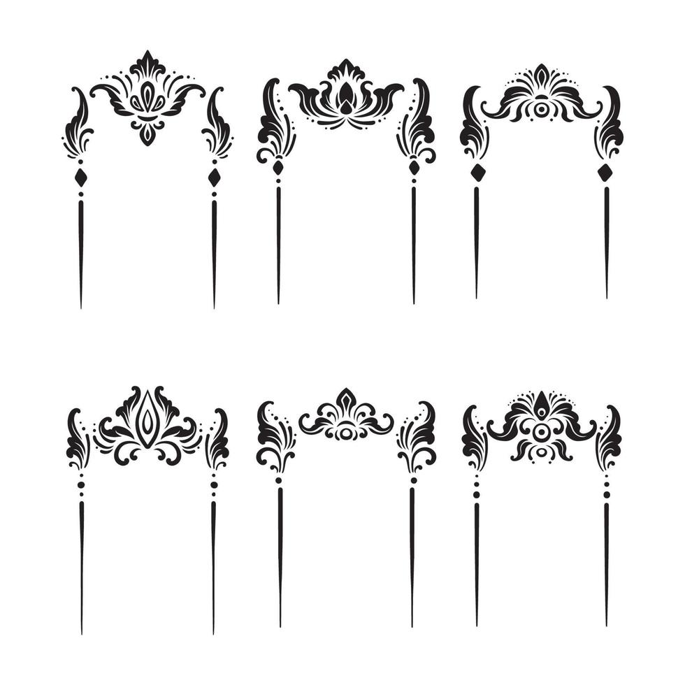 balinese ornament vector