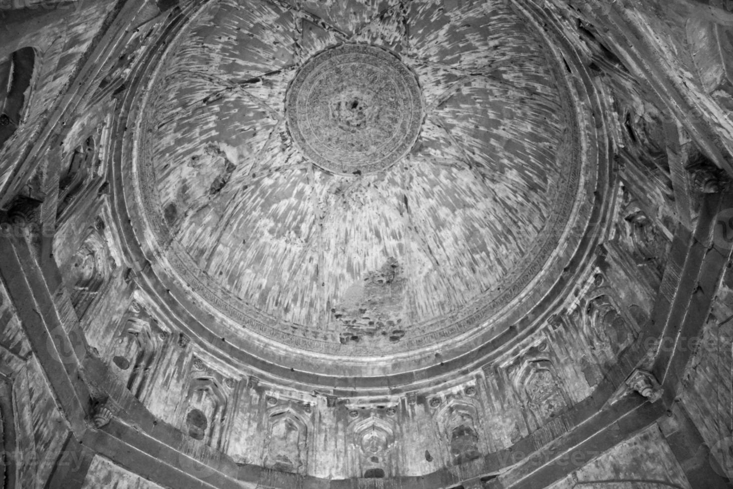 Mughal Architecture inside Lodhi Gardens, Delhi, India, Beautiful Architecture Inside the The Three-domed mosque in Lodhi Garden is said to be the Friday mosque for Friday prayer, Lodhi Garden Tomb photo