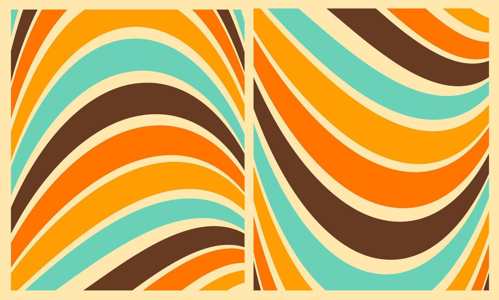 Abstract Retro Wallpaper Vector Pattern