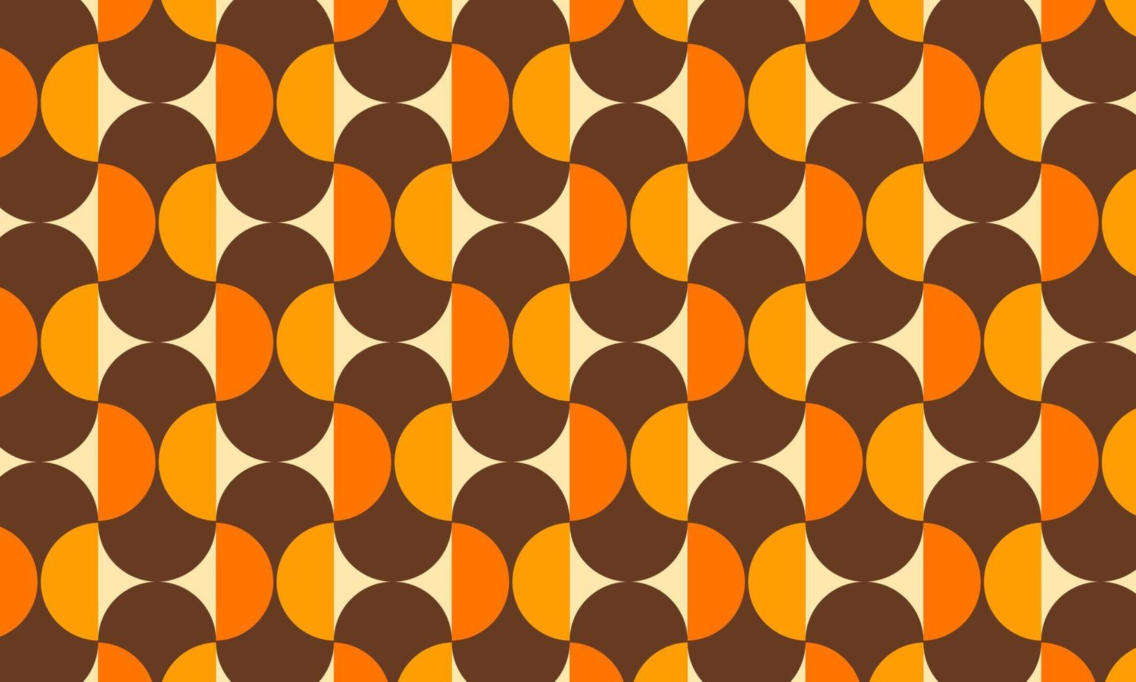 patrón de vector de papel tapiz retro abstracto