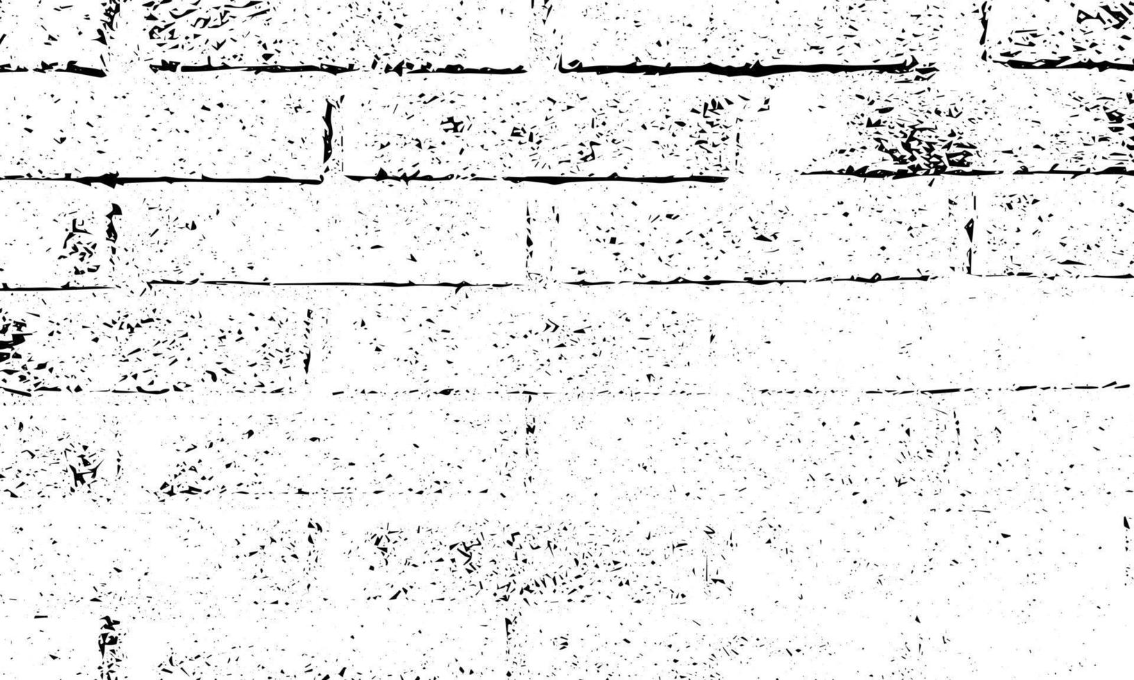Grunge Brick Wall Vector Pattern Texture