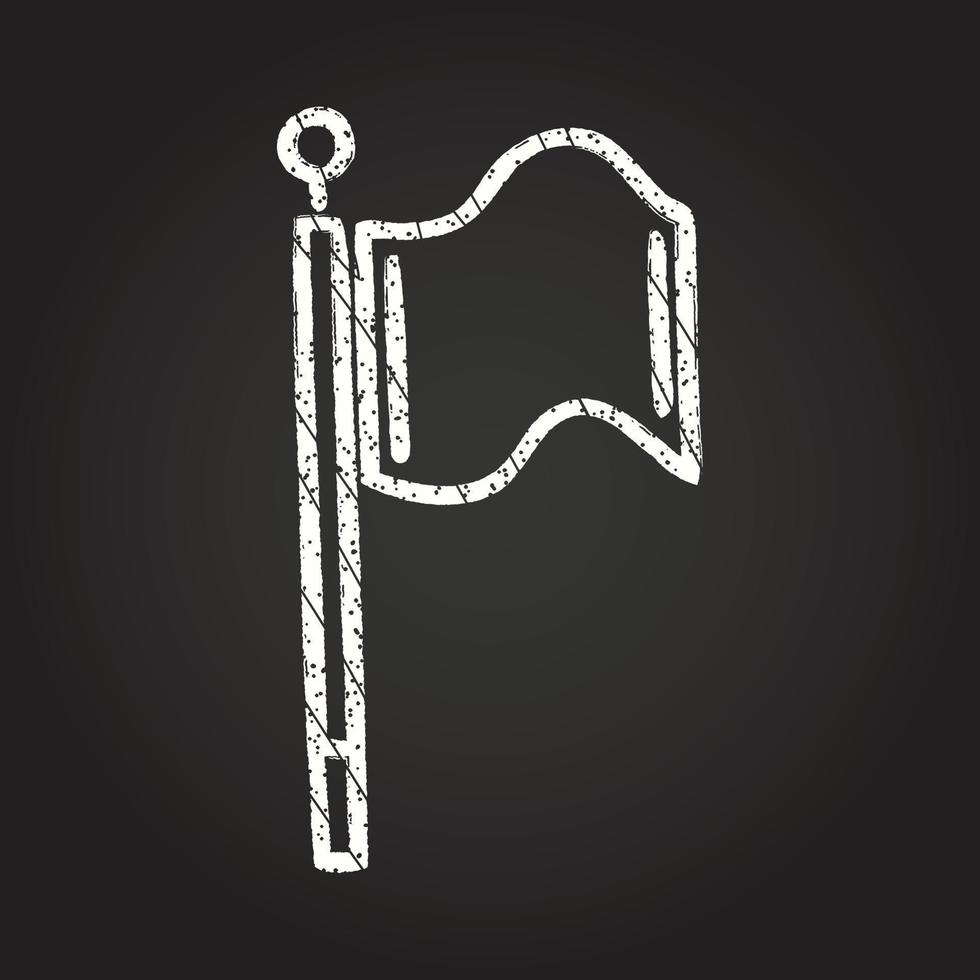 Waving Flag Chalk Drawing 13105778 Vector Art at Vecteezy