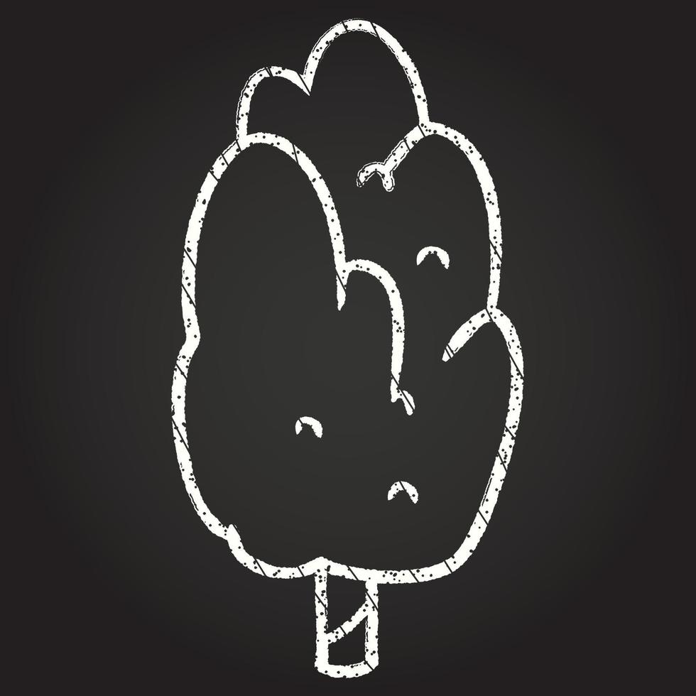 Tree Chalk Drawing vector