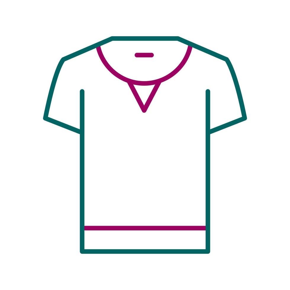 icono de vector de camiseta