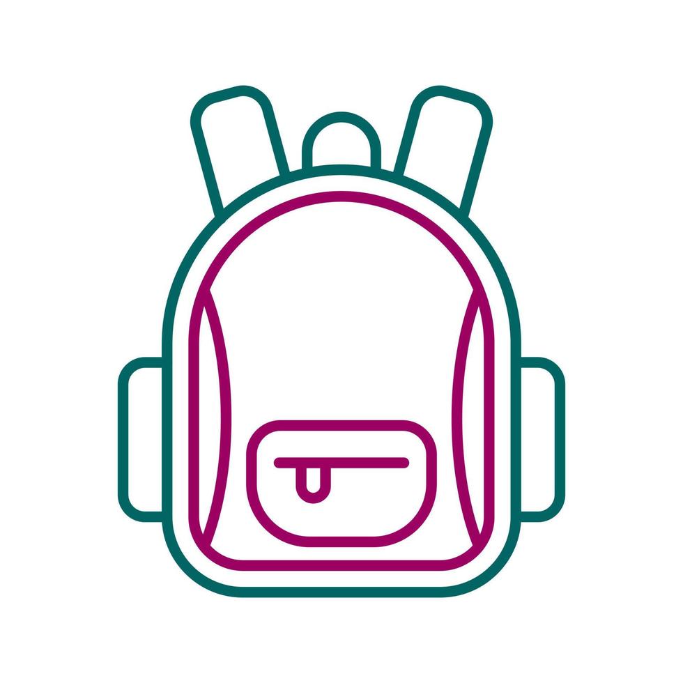 icono de vector de mochila