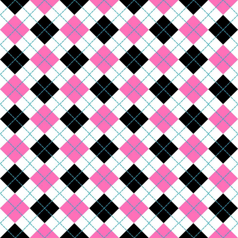 beautiful seamless argyle pattern design vector