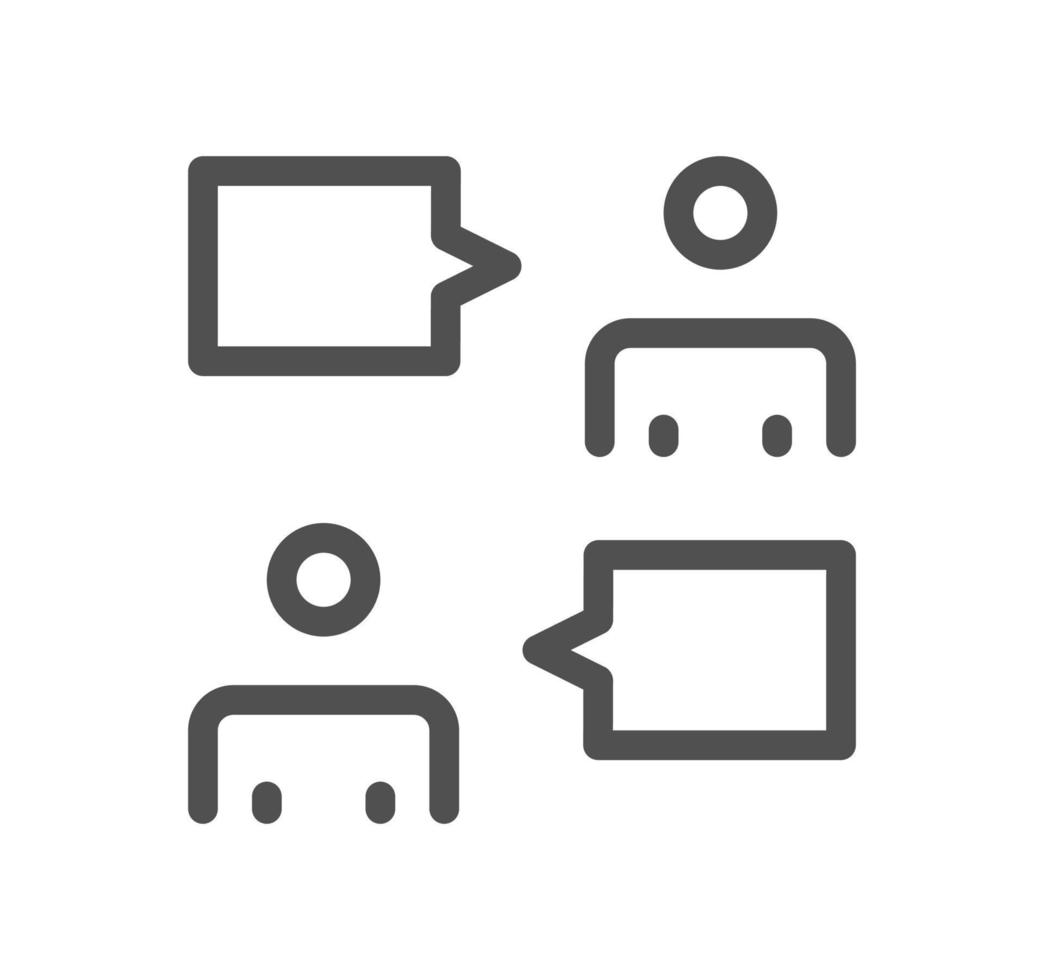 Video conferencing icon outline and linear vector. vector