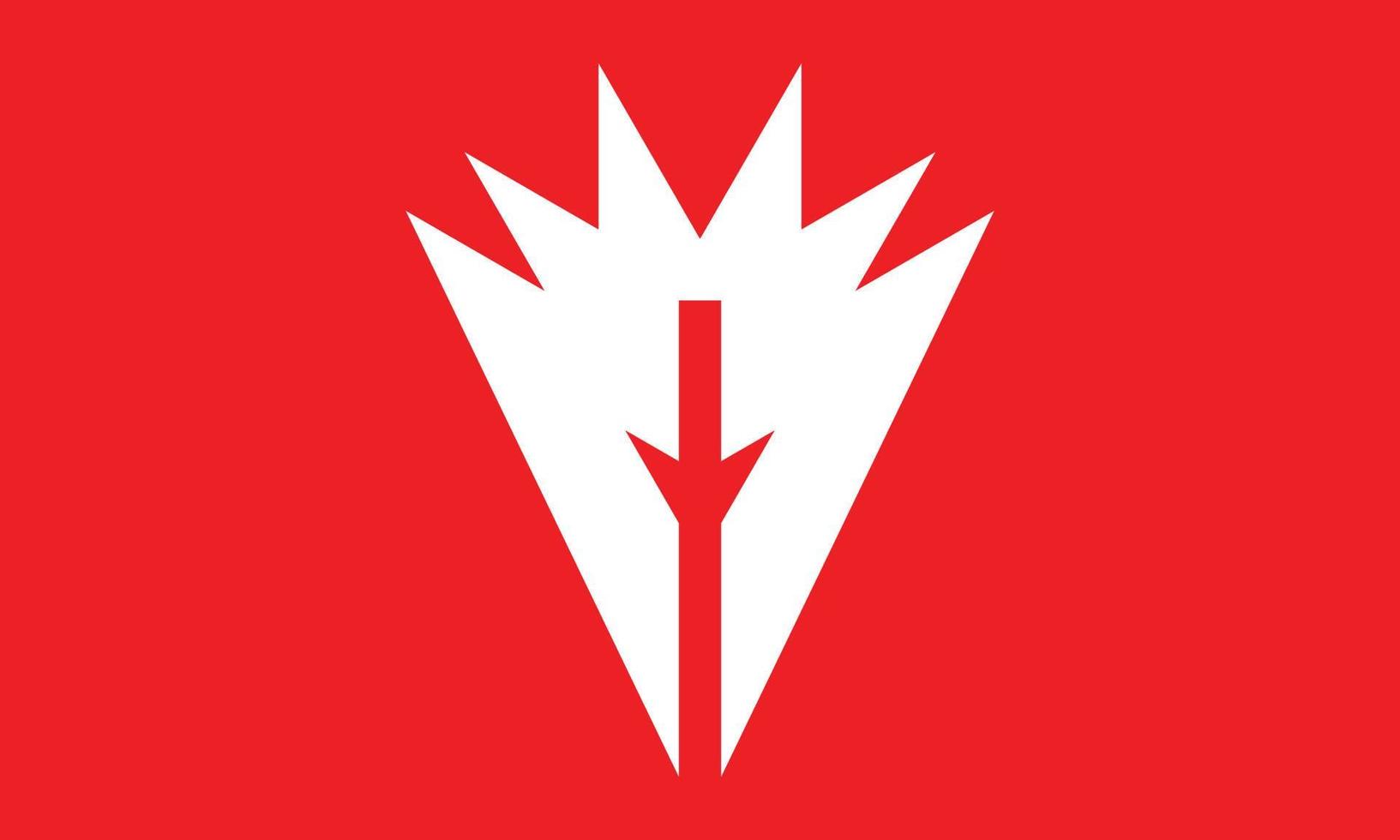 Sword vector logo design, icon template