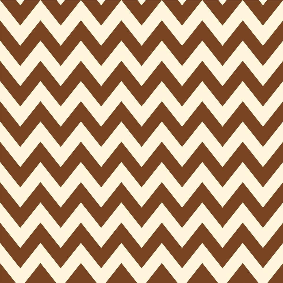 Brown and cream color of zigzag pattern. Vector. Paper, cloth, fabric, cloth, dress, napkin, cover, bed printing, gift, present or wrap. Hugge, winter, calm, warm, relax concept, background. vector