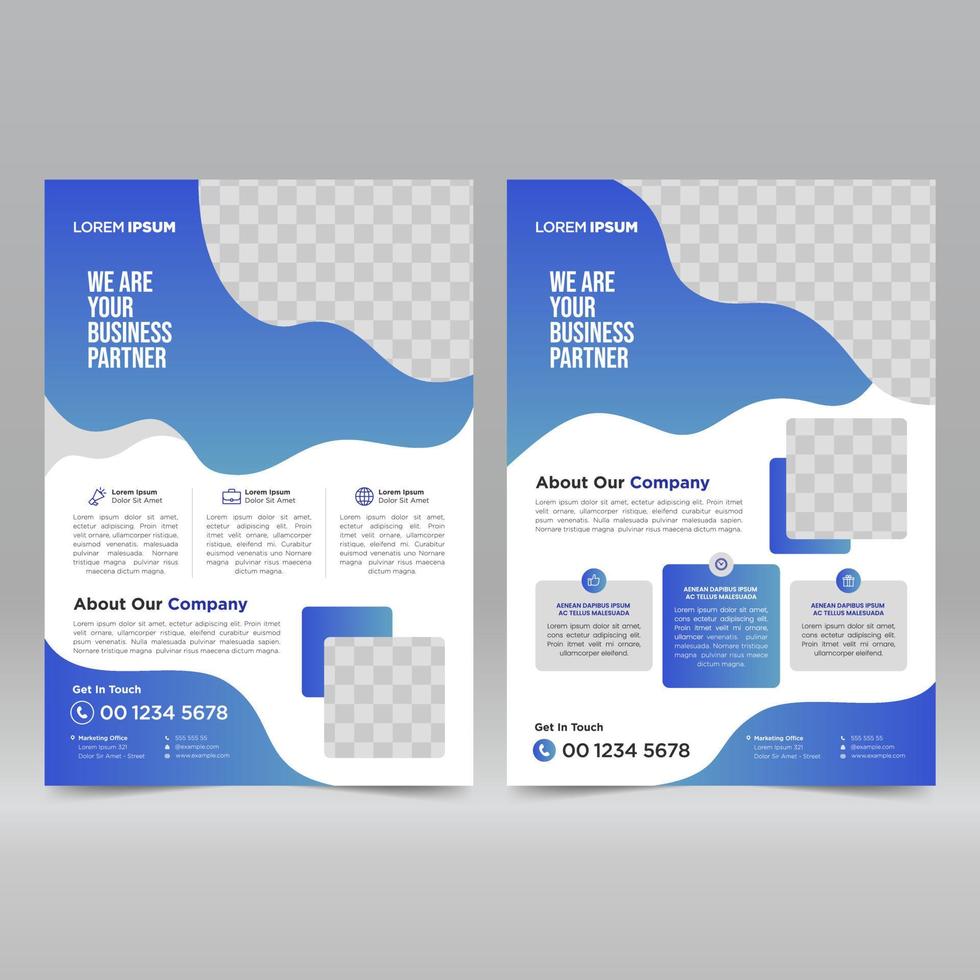 Corporate Poster, Flyer Design Template vector