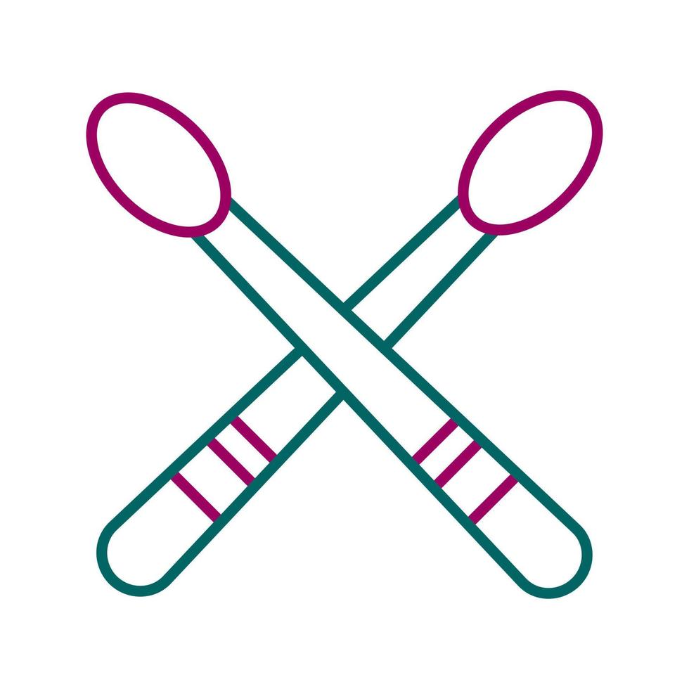 Drumsticks Vector Icon