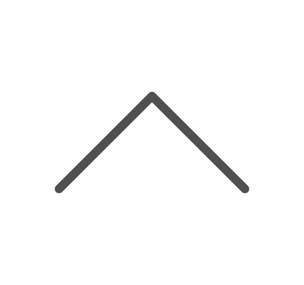 Arrow icon outline and linear vector. vector