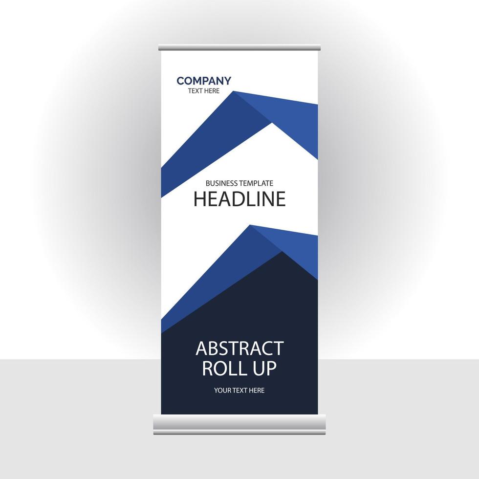 conjunto de banners abstractos, plantilla de banner standee, diseño de banner moderno vector