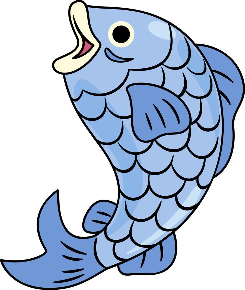 Fish with Curved Body vector