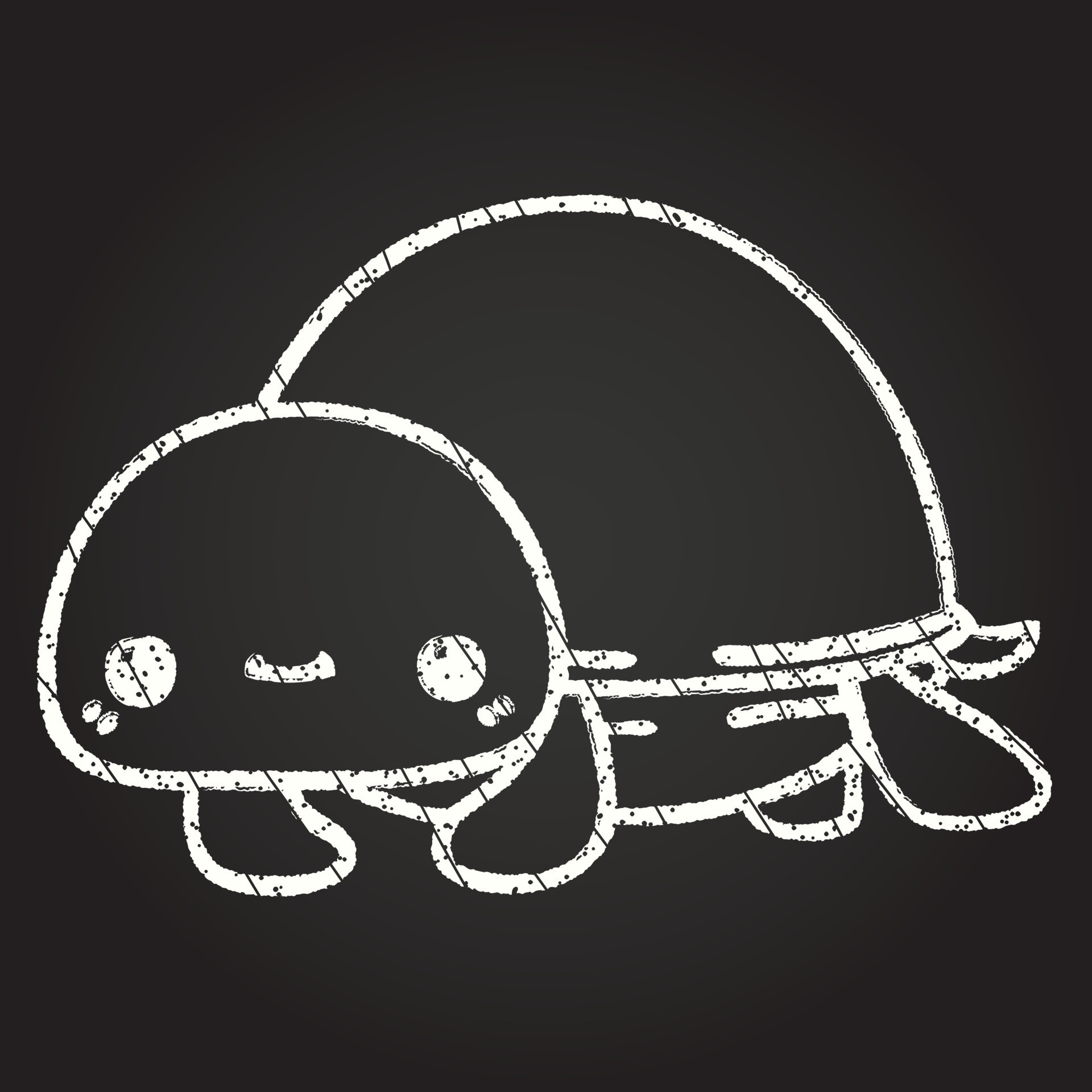Cute Turtle Chalk Drawing 13107538 Vector Art at Vecteezy