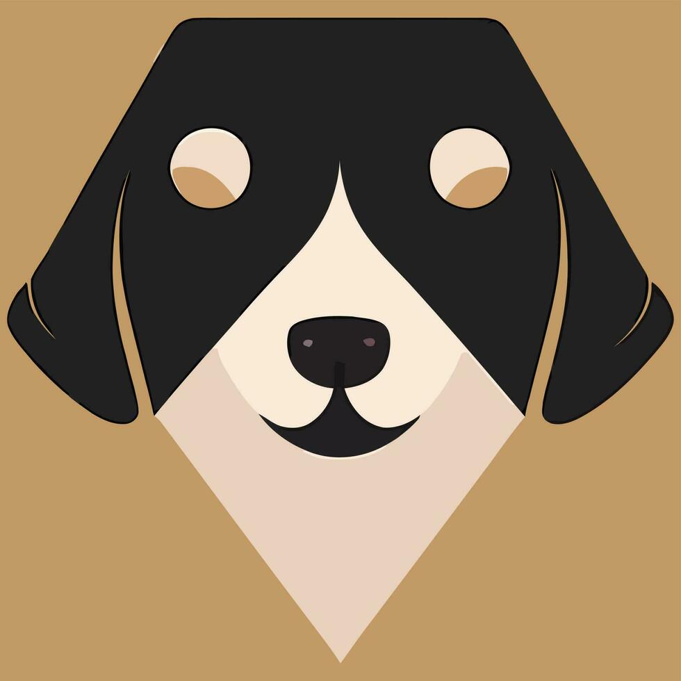 illustration Vector graphic of brown dog isolated good for logo, icon, mascot, print or customize your design