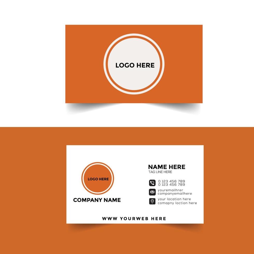 Business Card Design vector