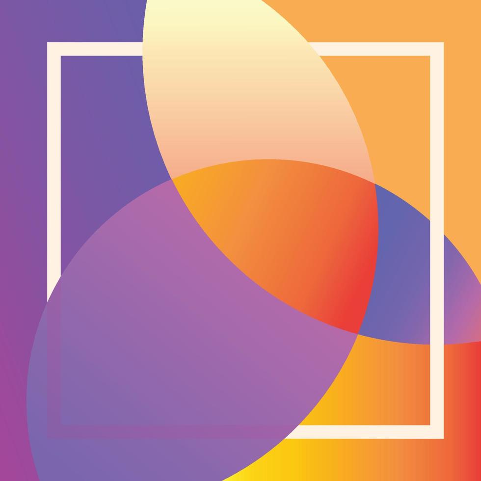 colorful abstract frame background vector illlustration