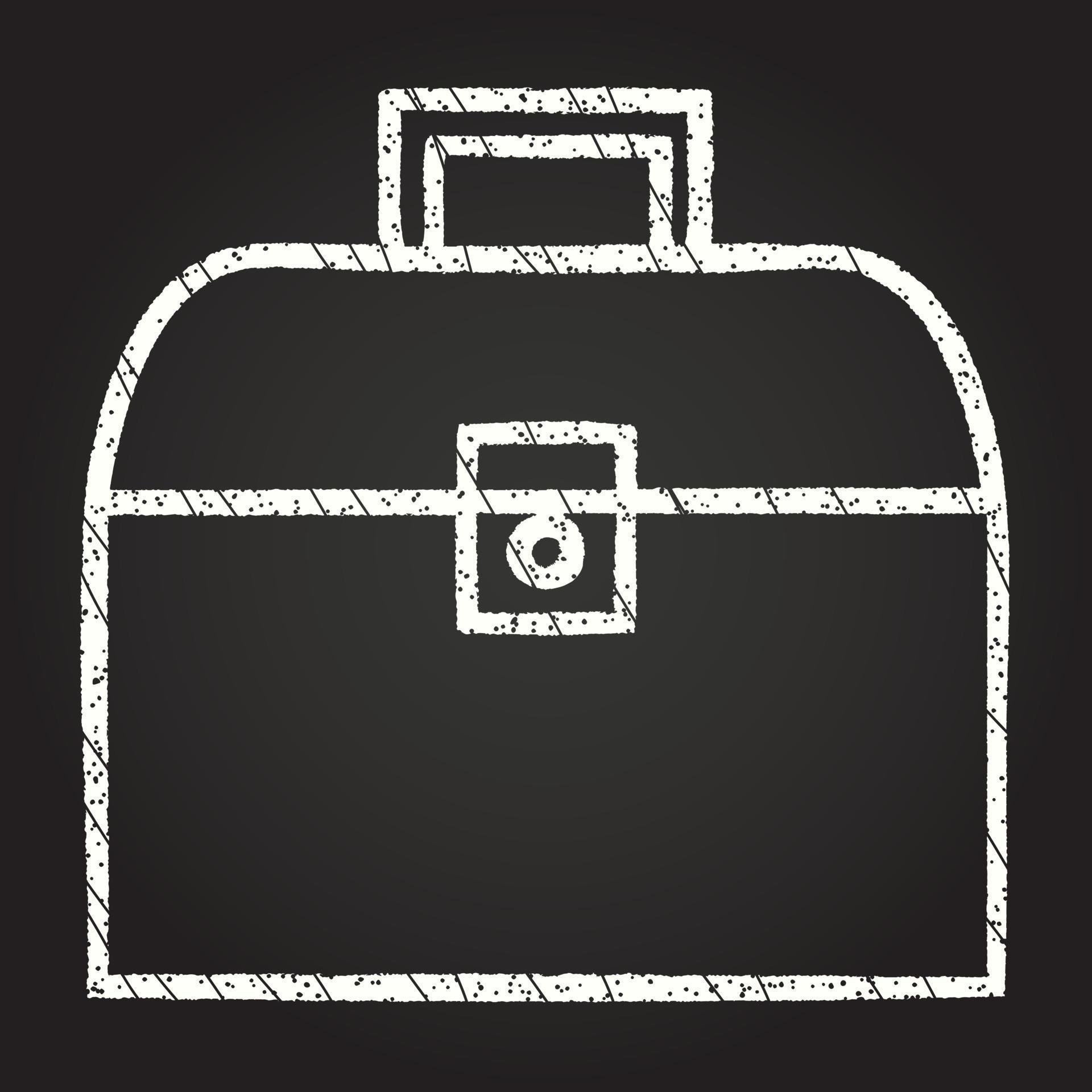 Tool Box Chalk Drawing 13109242 Vector Art at Vecteezy