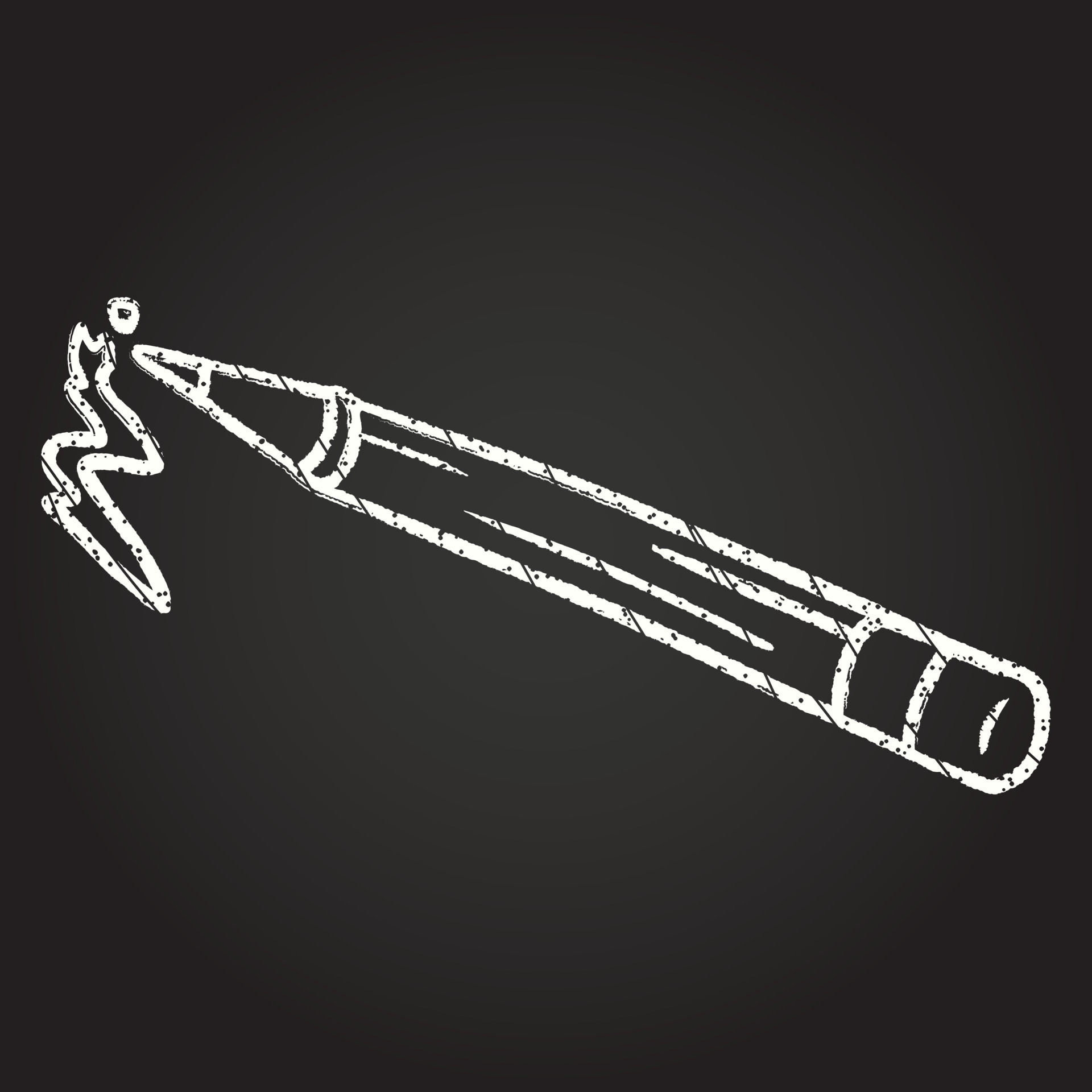 Pencil Chalk Drawing 13109312 Vector Art at Vecteezy