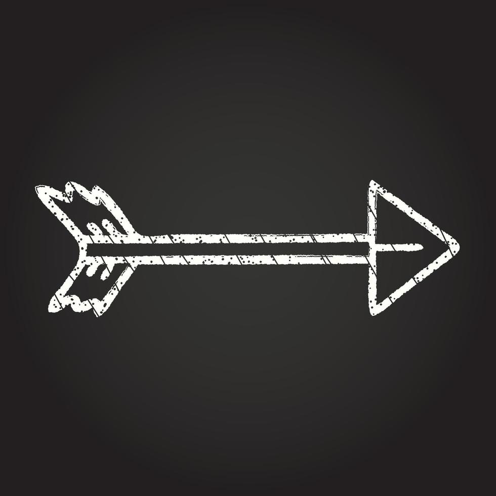 Arrow Chalk Drawing vector