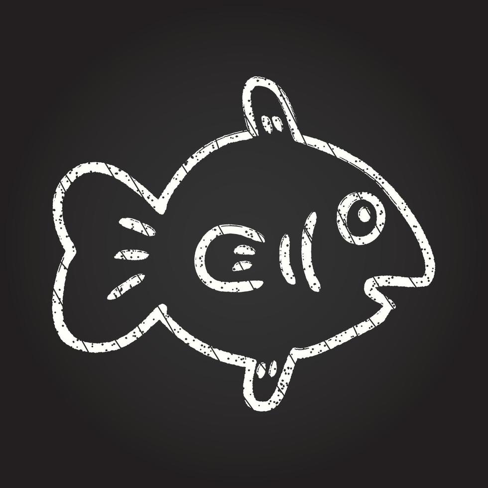 Fish Chalk Drawing 13110680 Vector Art at Vecteezy
